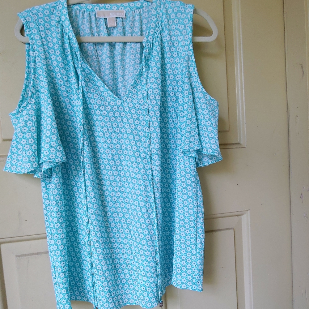 Michael Kors Cold Shoulder Top